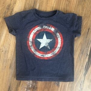 Marvel Navy Blue Captain America Shield T-Shirt